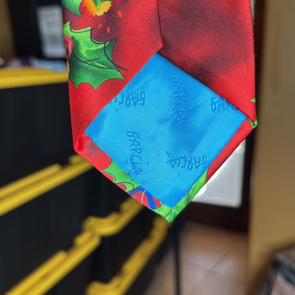 NIP J. Garcia Christmas Mt. Tam Collection 68 Red 2016 Men’s Neck Tie - Picture 6 of 7